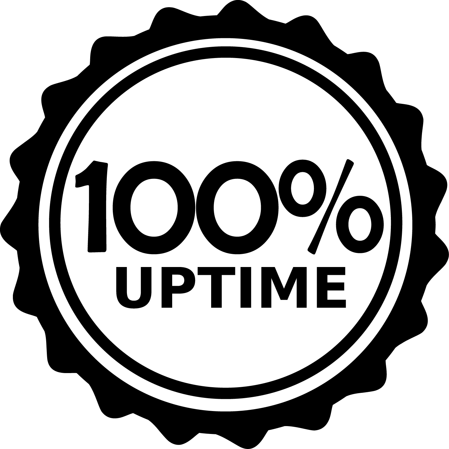 100 Percent Network Uptime Guarantee