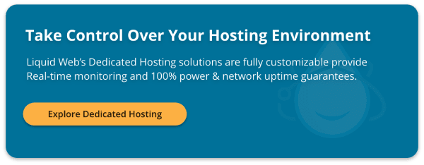 Take control over your hosting environment