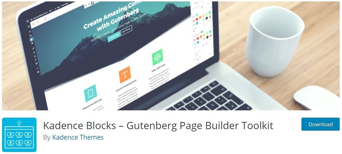 Kadence Blocks - best Gutenberg plugins
