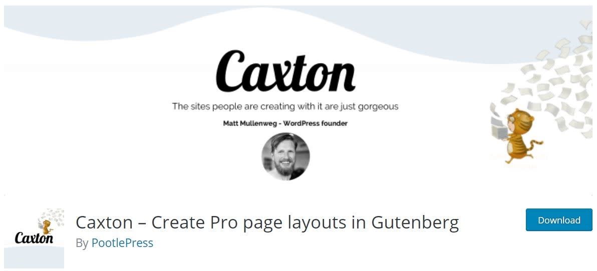 Caxton - best Gutenberg plugins