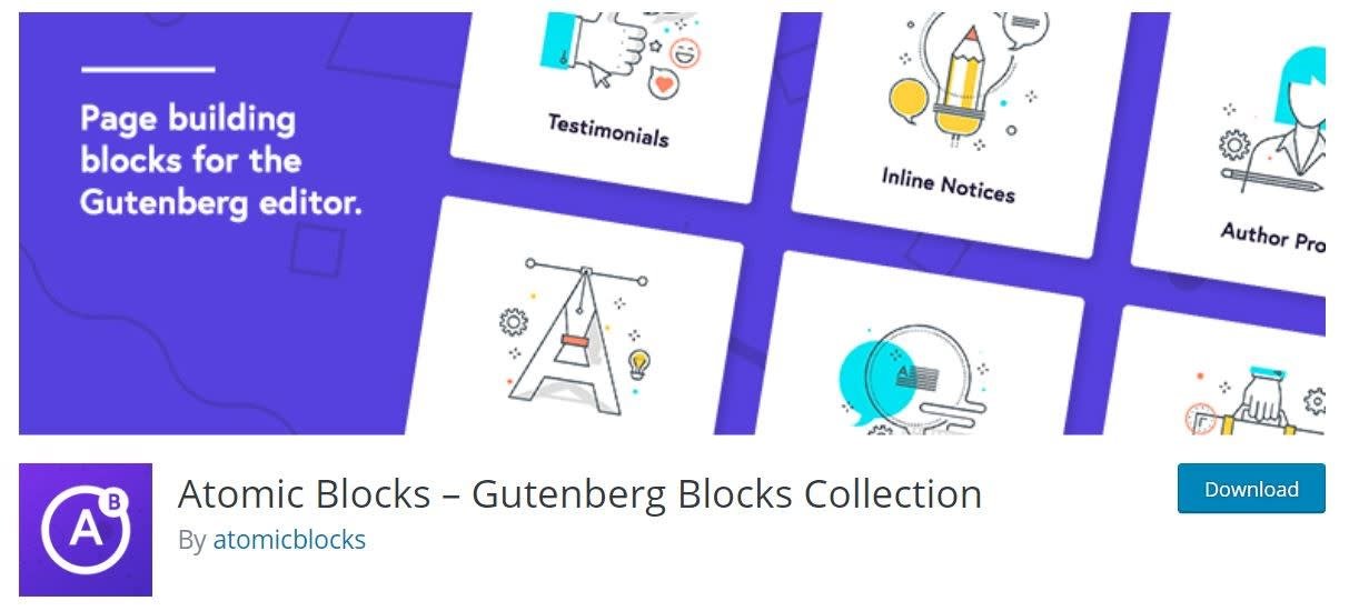 Atomic Blocks - best Gutenberg plugins