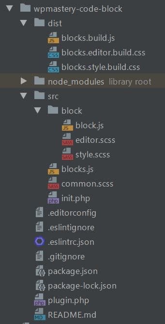 file structure of new plugin