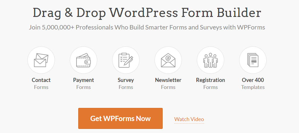 WPForms is one of the best form plugins available