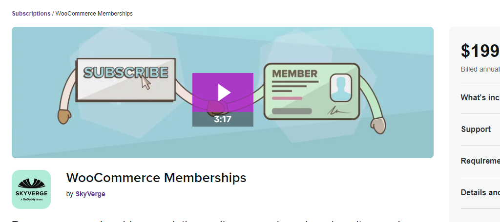 WooCommerce Memberships is the best membership plugin for WooCommerce stores