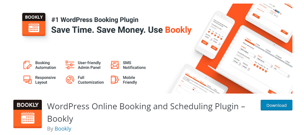 Bookly is one of the best WordPress booking plugins available