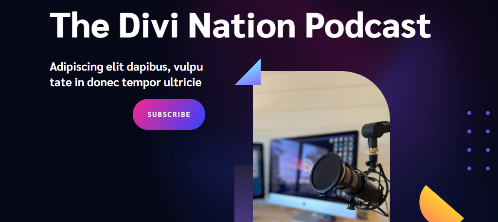 Divi is one of the best podcast themes for WordPress