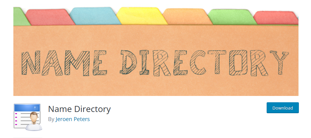 Name Directory is one of the best plugins for WordPress