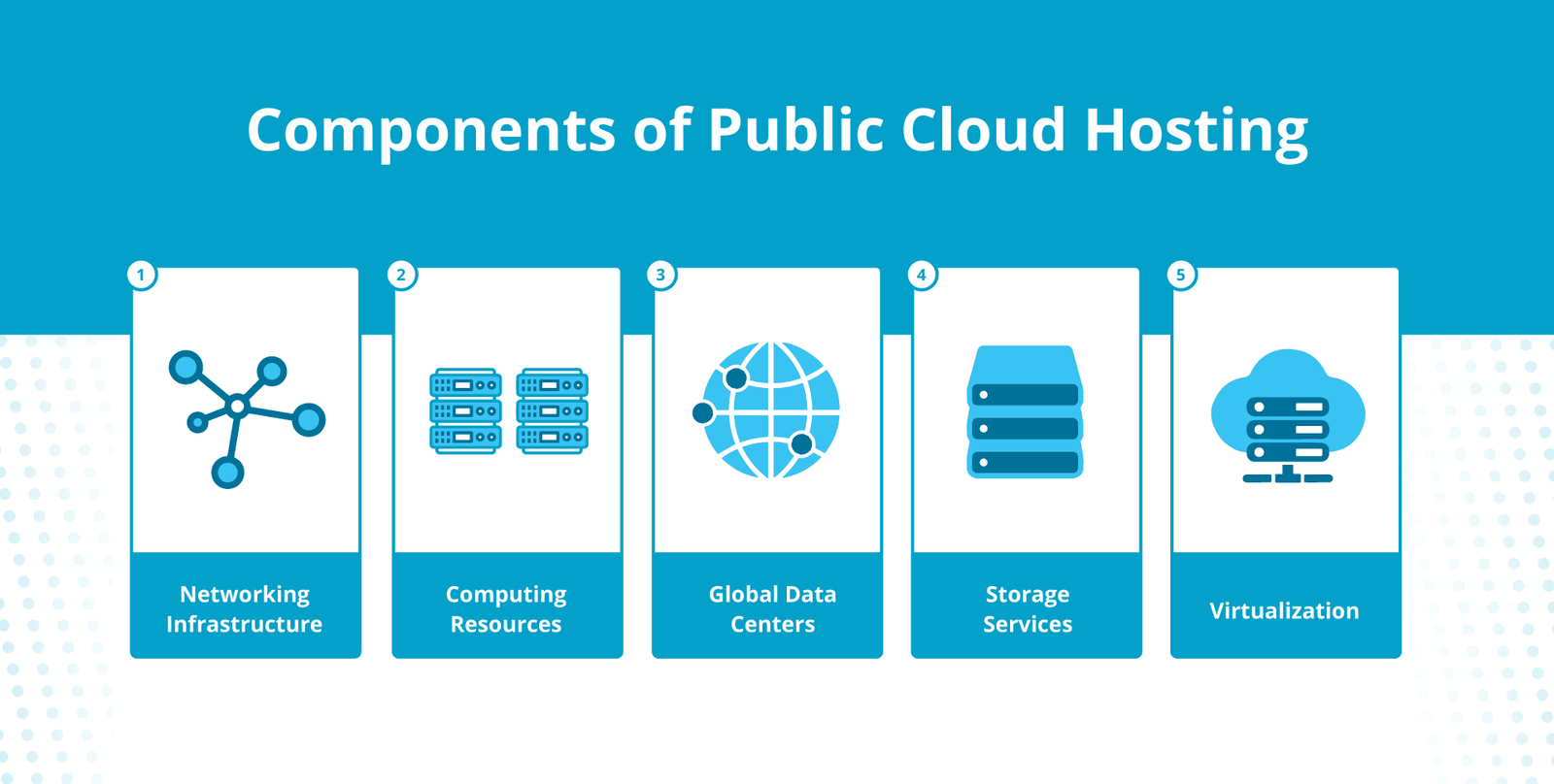 Components of public cloud hosting.