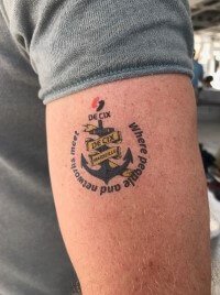 DE-CIX tattoo