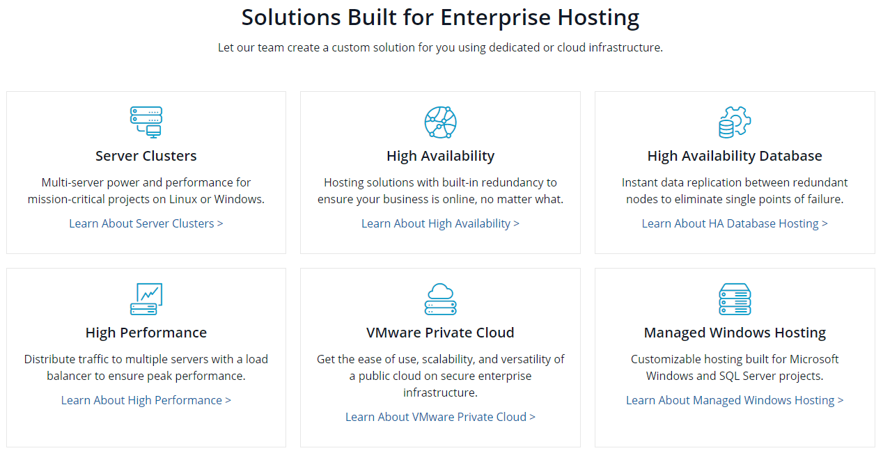 Benefits of choosing Liquid Web enterprise hosting solutions for your hybrid cloud setup.