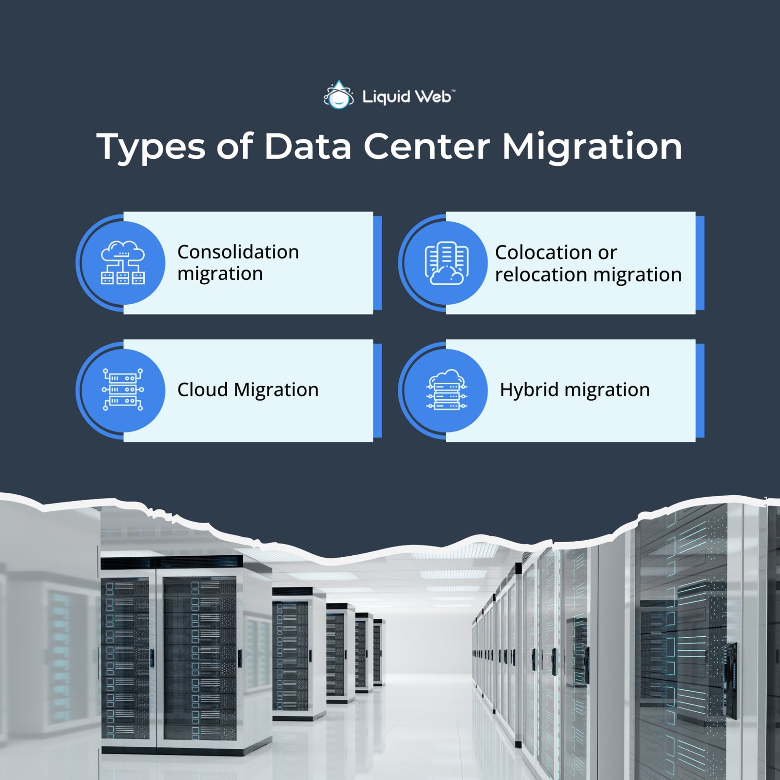 4 types of data center migration