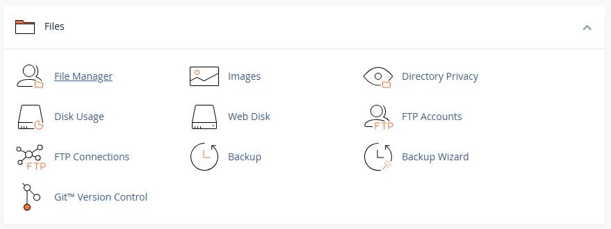 File Management Options in cPanel