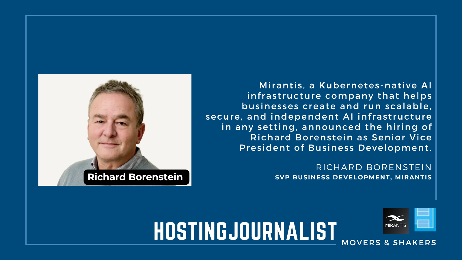 Richard Borenstein Mirantis