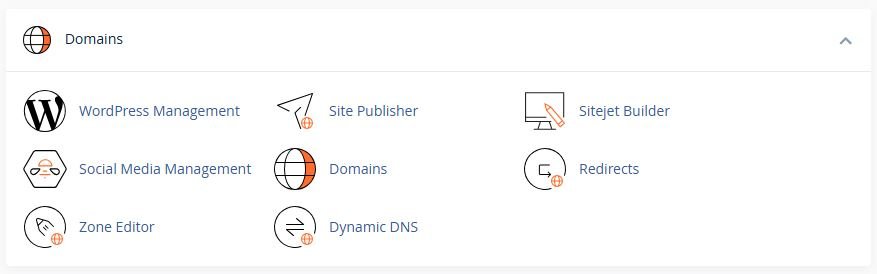 Manage Domains in cPanel