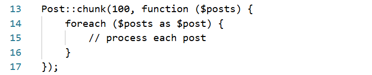 Query Chunking