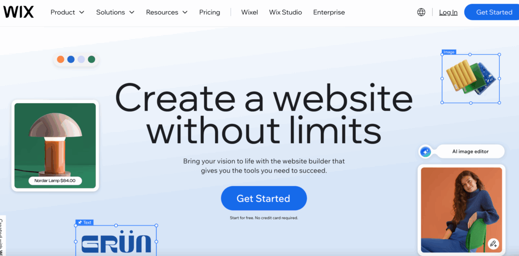 Wix Homepage 2025